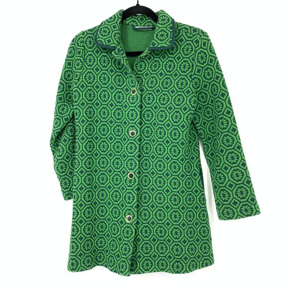 Isaac Mizrahi Live Jackets & Blazers - Isaac Mizrahi Live Jacket Women's Size XS Button Front Long Sleeve Green